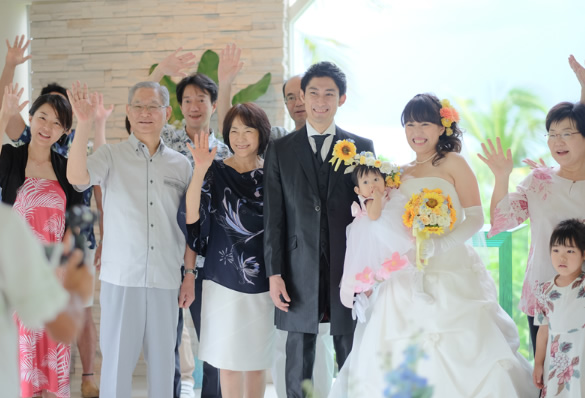 結婚式の様子